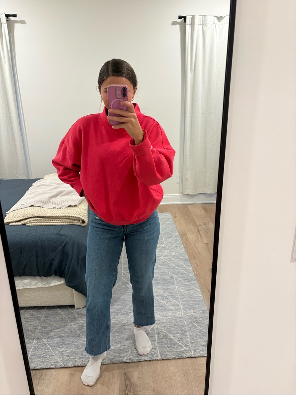 Everlane The Way-High® Jean Short Raw Hem Denim Jeans Waist 26
